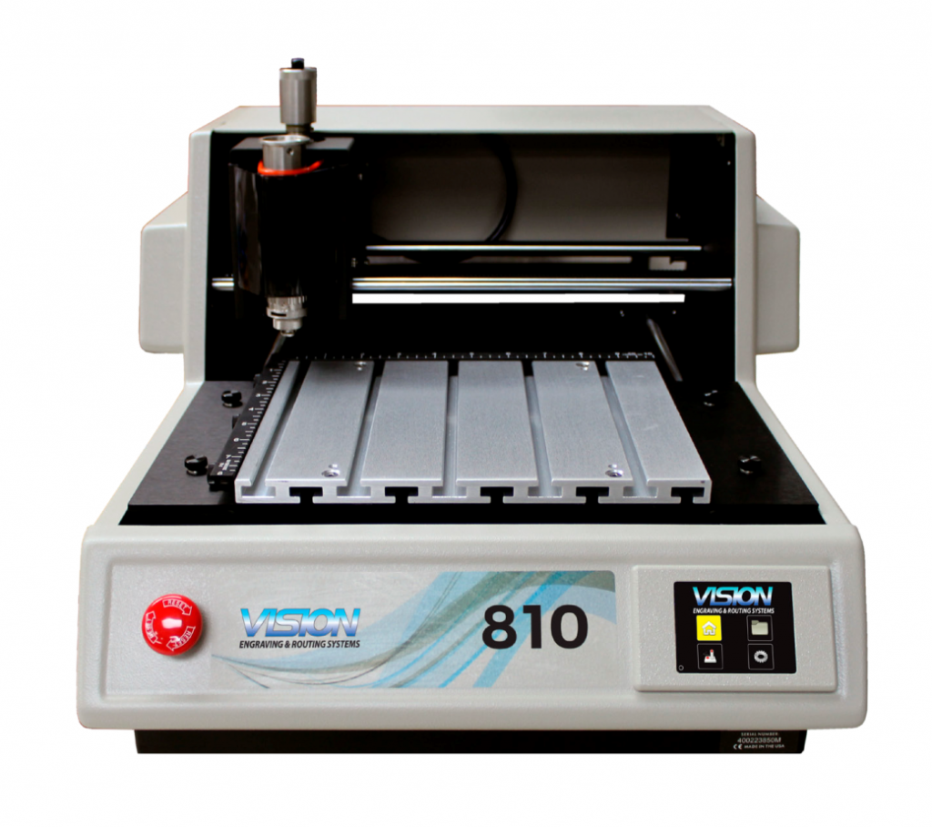Vision VE 810 S5 Traffolyte Engraving Machine UK Engraving Services